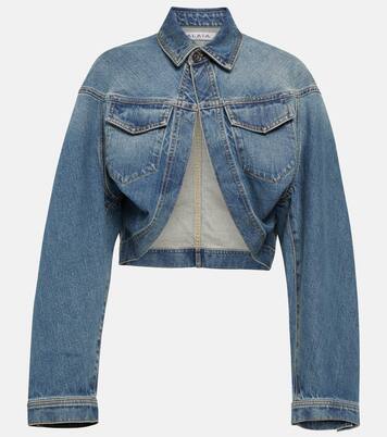 Cropped denim jacket | Alaïa