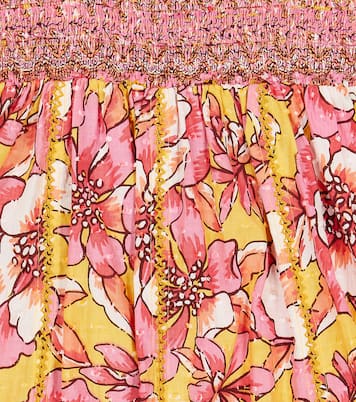 Cindy floral cotton dress | Poupette St Barth Kids