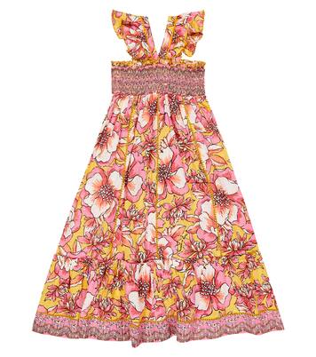 Cindy floral cotton dress | Poupette St Barth Kids