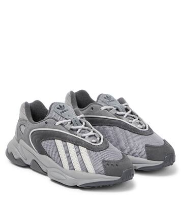 Oztral J leather-trimmed sneakers | Adidas Originals Kids