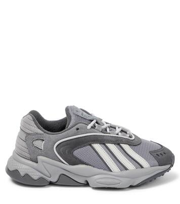 Oztral J leather-trimmed sneakers | Adidas Originals Kids