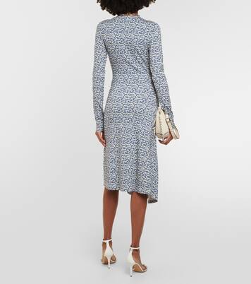 Abito midi Lania in jersey con stampa | Marant Etoile