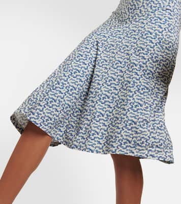 Abito midi Lania in jersey con stampa | Marant Etoile