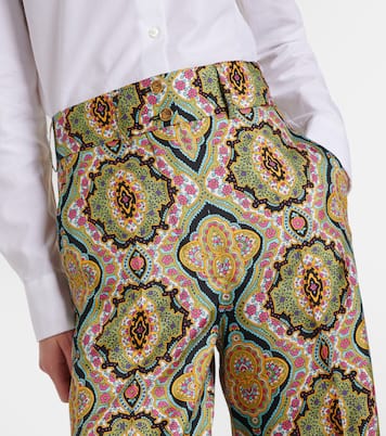 Weite Hose aus Seide | Etro