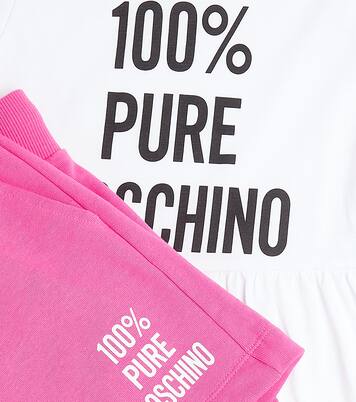 Set aus Top und Shorts aus Baumwoll-Jersey | Moschino Kids