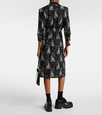 Abito chemisier con stampa | Prada