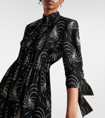 Abito chemisier con stampa | Prada