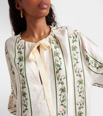 Robe midi Zircon Margarita Amanecer en coton | Agua by Agua Bendita