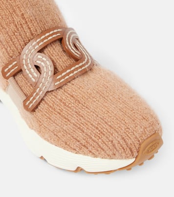 Sneakers Kate aus Strick mit Leder | Tod's