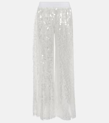 Weite Hose mit Pailletten | Norma Kamali