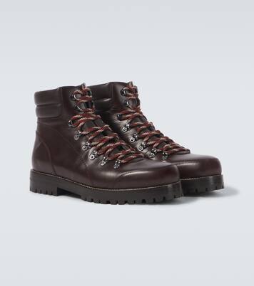 Janka leather lace-up boots | Manolo Blahnik