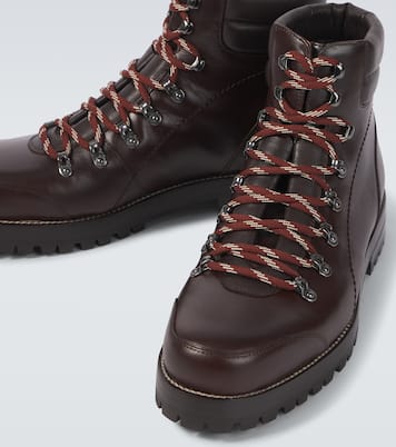 Janka leather lace-up boots | Manolo Blahnik