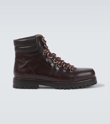 Janka leather lace-up boots | Manolo Blahnik