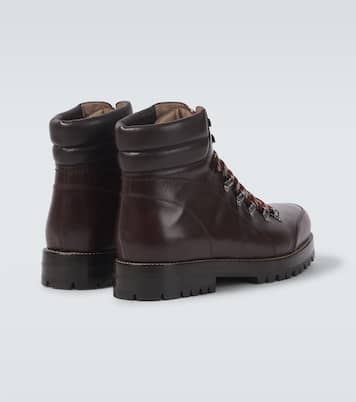 Janka leather lace-up boots | Manolo Blahnik