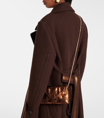 Clutch metallizzata a pois | Dries Van Noten