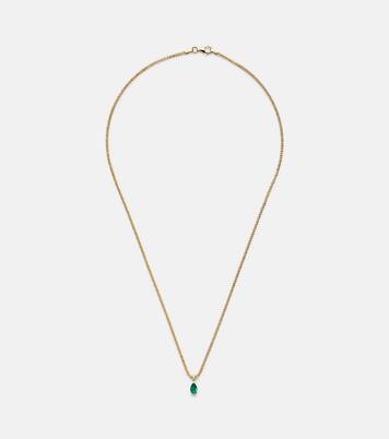 Collana in oro 18kt con smeraldo | Anita Ko