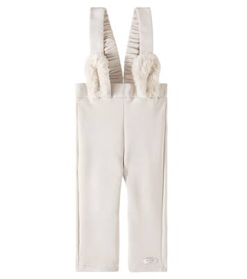 Baby Seiffi faux-fur trimmed leggings | Donsje