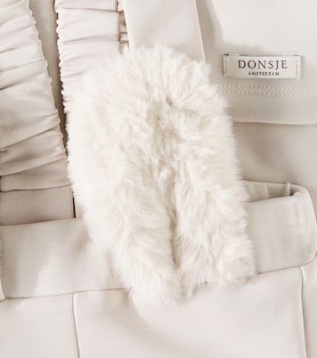 Baby Seiffi faux-fur trimmed leggings | Donsje