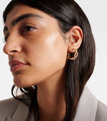 Ohrringe Link aus 18kt Gelbgold (750/1000) mit Diamanten | Bucherer Fine Jewellery