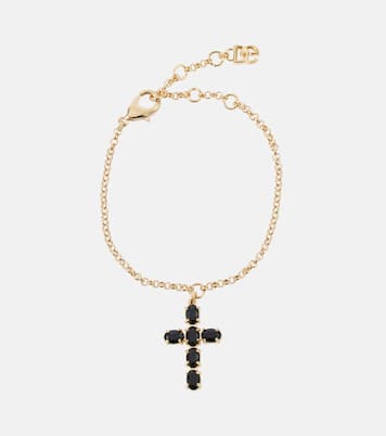 Cross crystal-embellished bracelet | Dolce&Gabbana