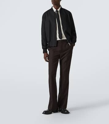 Linen bomber jacket | Lardini