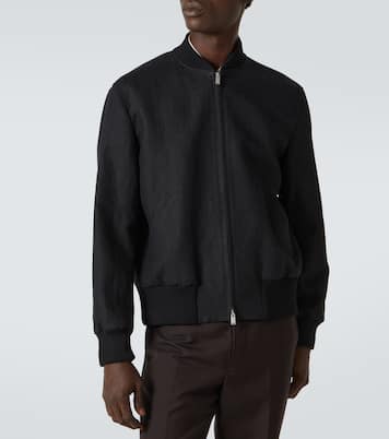 Linen bomber jacket | Lardini