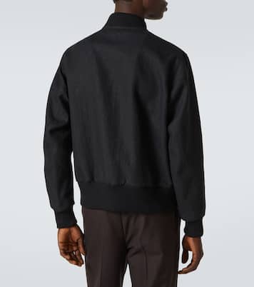 Linen bomber jacket | Lardini