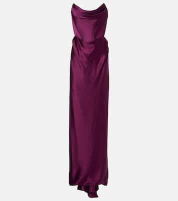 Bustier-Robe Galaxy aus Satin | Vivienne Westwood