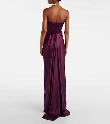 Bustier-Robe Galaxy aus Satin | Vivienne Westwood