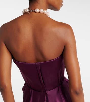 Bustier-Robe Galaxy aus Satin | Vivienne Westwood