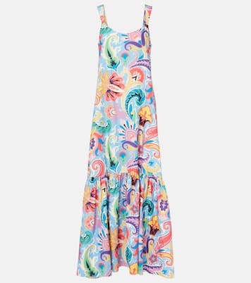 Bedrucktes Maxikleid aus Baumwolle und Seide | Etro