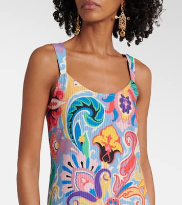 Bedrucktes Maxikleid aus Baumwolle und Seide | Etro