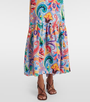 Bedrucktes Maxikleid aus Baumwolle und Seide | Etro