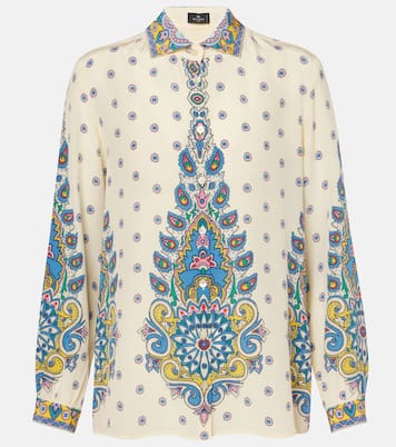 Bedrucktes Hemd aus Seide | Etro