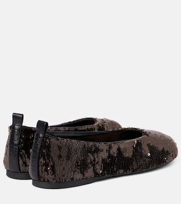 Ballerinas mit Pailletten | JW Anderson