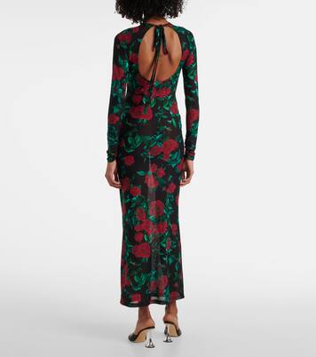 Robe longue Selene à fleurs | Alexandra Miro