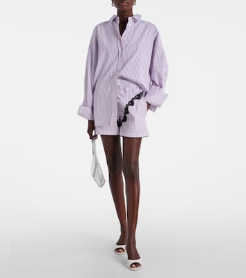 Mules Alexa 60 en cuir | Amina Muaddi