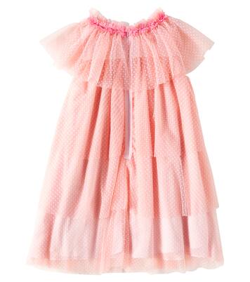 Ruffled tiered polka-dot tulle dress | Patachou