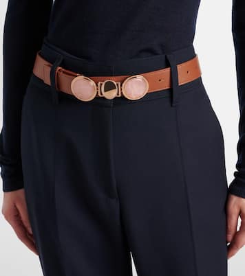 Grange Rose Quartz leather belt | Gabriela Hearst