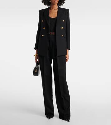 Pantaloni regular in lana | Saint Laurent