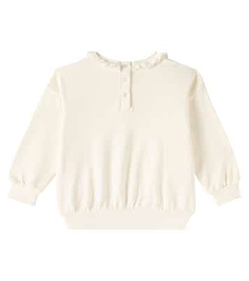 Ladybugs embroidered cotton sweater | Mini Rodini