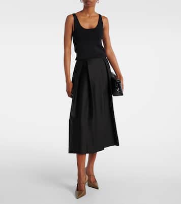 85 lizard-effect leather slingback pumps | Toteme