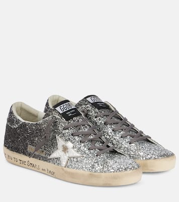 Sneakers Super Star mit Glitter | Golden Goose