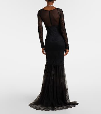 Robe longue en dentelle | Blumarine