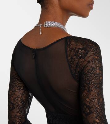 Robe longue en dentelle | Blumarine