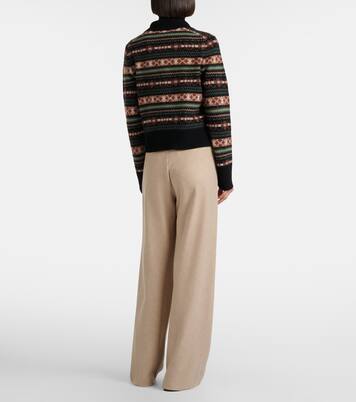 Pantalon ample à taille haute | Vince