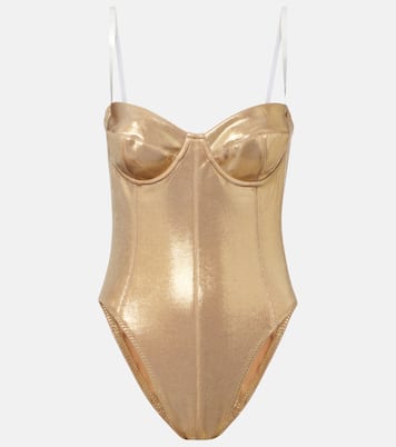 Strapless bodysuit | Norma Kamali
