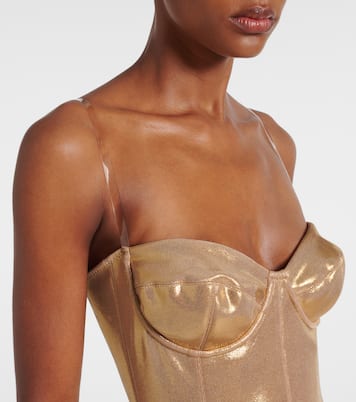 Strapless bodysuit | Norma Kamali