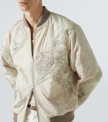 Bestickte Bomberjacke aus Baumwolle | Dries Van Noten