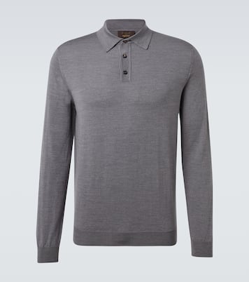 Wool-blend polo shirt | Slowear